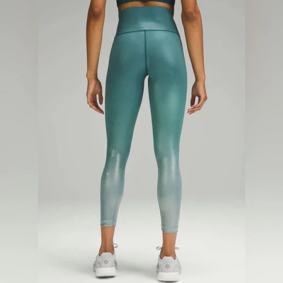 Lululemon Wunder Train High-Rise Tight 25" *Foil EUC Size 6 - Picture 3 of 9